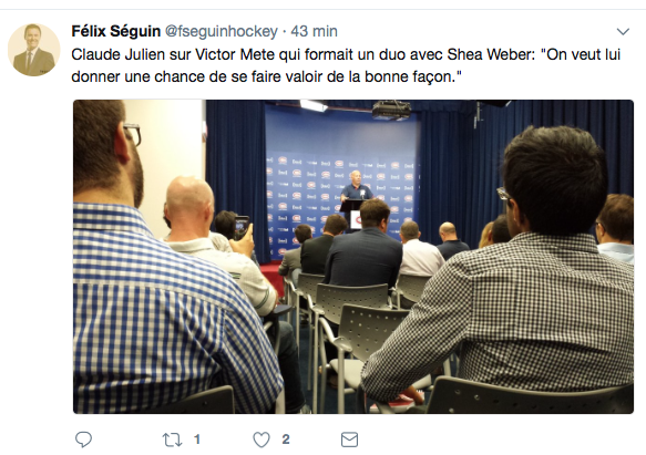  Claude Julien DIT TOUT...sans rien dire..