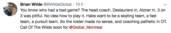Claude Julien est visé plus que jamais...