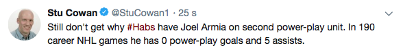 Claude Julien fait exprès pour être CAVE ou quoi...