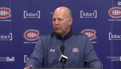 Claude Julien lance un message à Marc Bergevin.