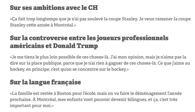 Claude Julien, le BON JACK à TOUT LE MONDE EN PARLE...