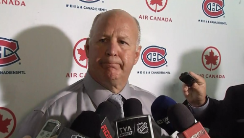 Claude Julien ne veut pas OUVRIR la BOUCHE...HAHA!!!!