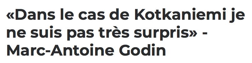 Claude Julien peut compter sur les journalistes FEFANS QUÉBÉCOIS...
