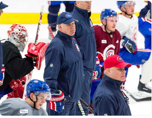 Claude Julien répond aux journalistes...