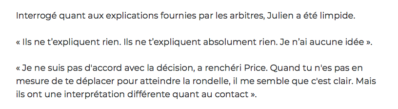 Claude Julien s'en prend aux arbitres...Carey Price aussi....LOSER!!!!!!