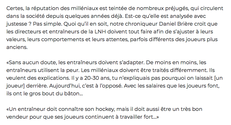 Claude Julien un HAS BEEN?