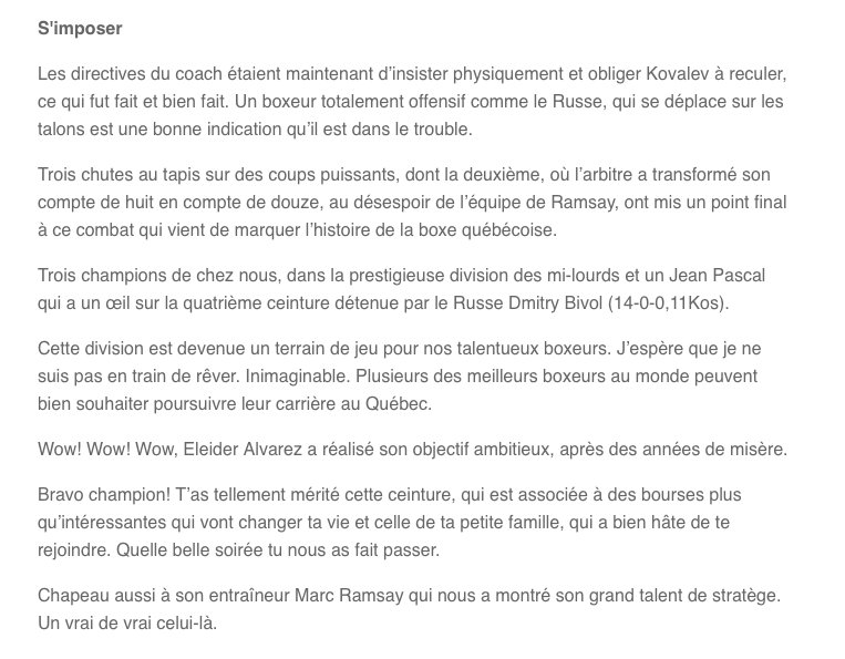 Claude Julien va faire comme Marc Ramsay....