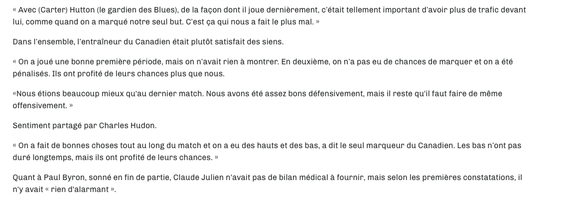 Claude Julien vous donnes des cours de SEXUALITÉ...HAHA!!!!