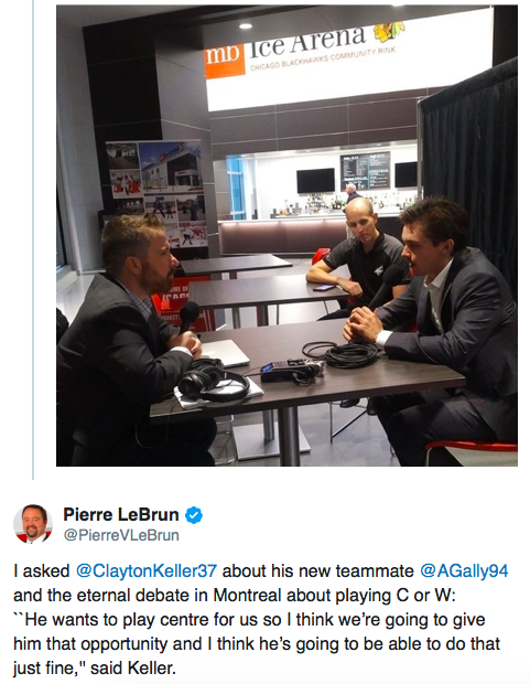 Clayton Keller et Alex Galchenyuk...