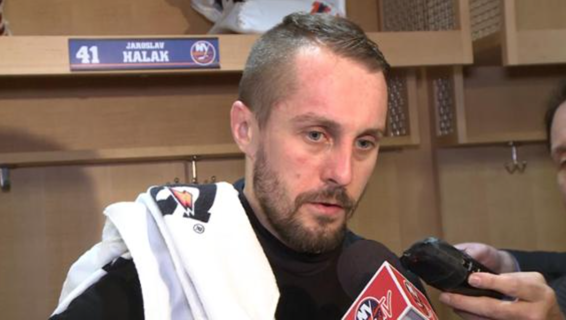 COMME PRÉVU ENCORE !!!Jaroslav Halak avec l'ennemi...