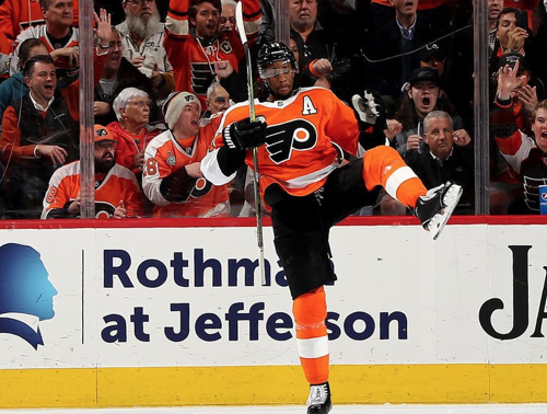 Contrairement à Pacioretty, Wayne Simmonds a commencé...