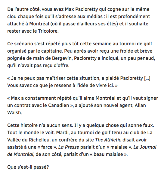 COUP de THÉÂTRE!!!! Max Pacioretty PRIS LES CULOTTES BAISSÉES!!!