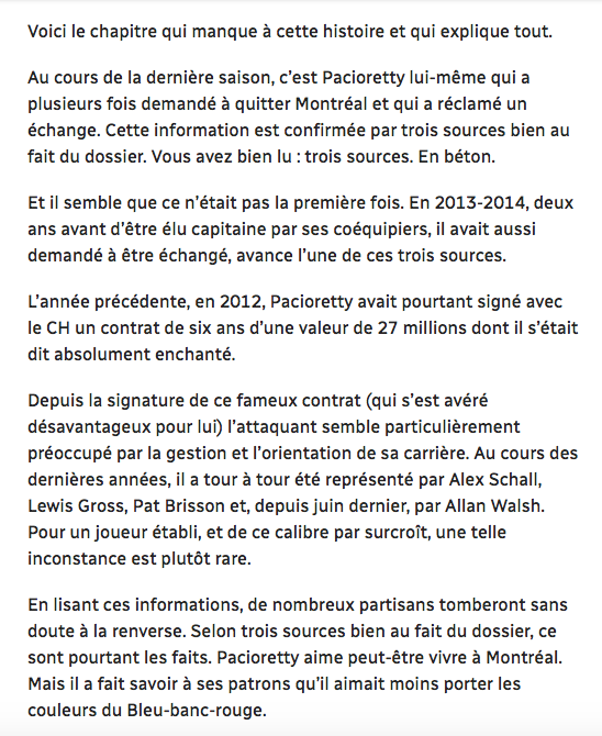 COUP de THÉÂTRE!!!! Max Pacioretty PRIS LES CULOTTES BAISSÉES!!!
