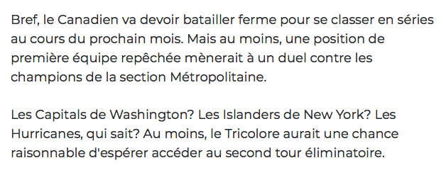 Course aux séries...ou course pour le 7e rang....