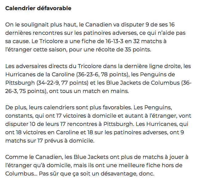 Course aux séries...ou course pour le 7e rang....