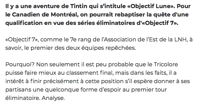 Course aux séries...ou course pour le 7e rang....