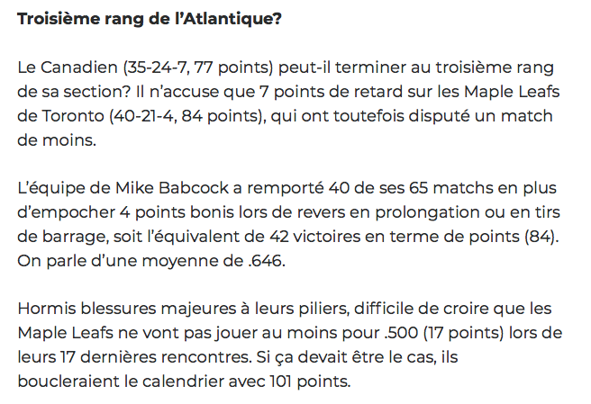 Course aux séries...ou course pour le 7e rang....