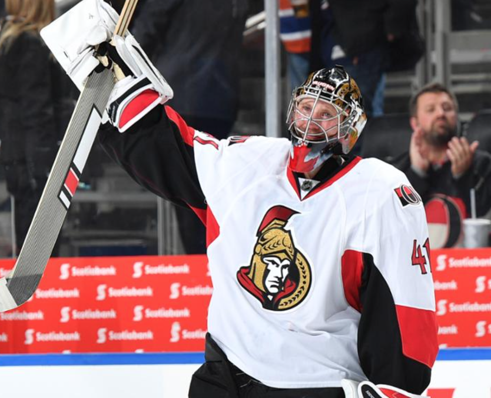 Craig Anderson, sur le marché à Ottawa...