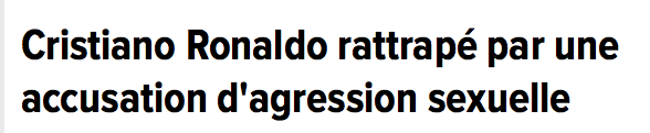 Cristiano Ronaldo ACCUSÉ de VIOL...