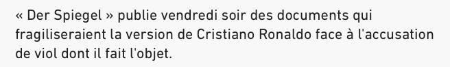 Cristiano Ronaldo en PRISON? Il semble que la THÈSE DU VIOL ne soit pas inventée....