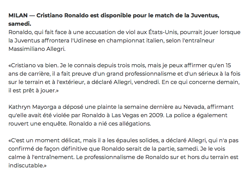 Cristiano Ronaldo va jouer...dans son CAUCHEMAR....