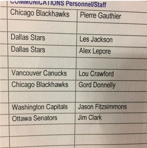 Dallas envoie encore deux dépisteurs épier le CH!!!!!!!