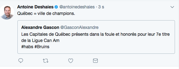 Daniel Audette est sur toutes les lèvres..