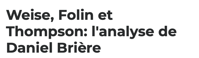 Daniel Brière est tout excité...Par les transactions de Marc Bergevin....