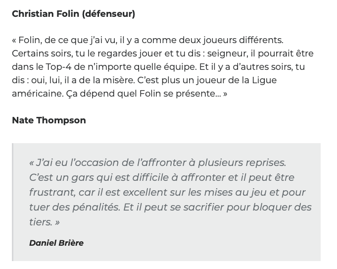 Daniel Brière est tout excité...Par les transactions de Marc Bergevin....