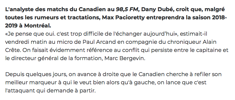 Dany Dubé ACCUSE Martin Leclerc d'avoir DÉFORMÉ la vérité?