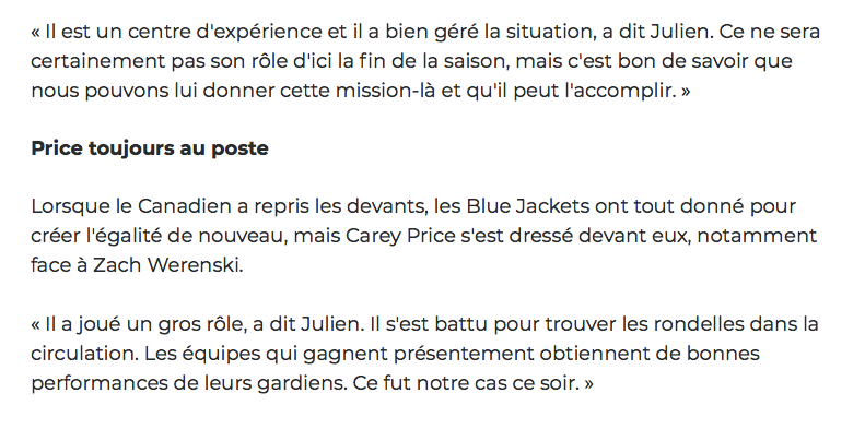 Dany Dubé envoie Mats Zuccarello à Montréal...