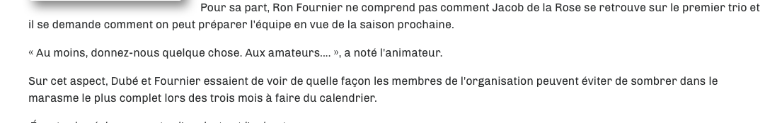 Dany Dubé parle de Chucky et Drouin..Comme de DEUX MERDES sur le TROTTOIR...