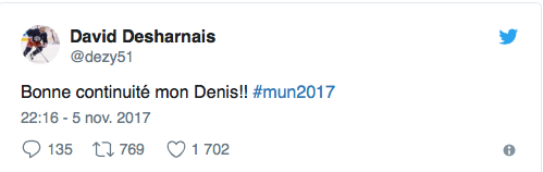 David Desharnais est-il allé trop loin...En narguant Denis Coderre...