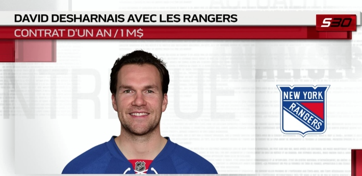 David Desharnais...Commence mal son camp d'entraînement..