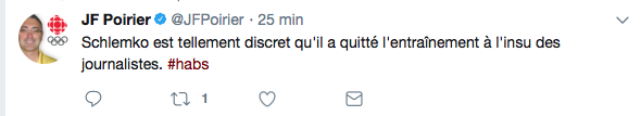 David Schlemko est tellement un FANTÔME...