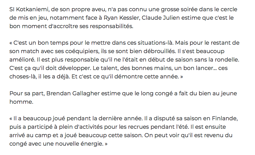 De quoi convaincre Marc Bergevin d'accepter son salaire dans une transaction pour Hampus Lindholm?
