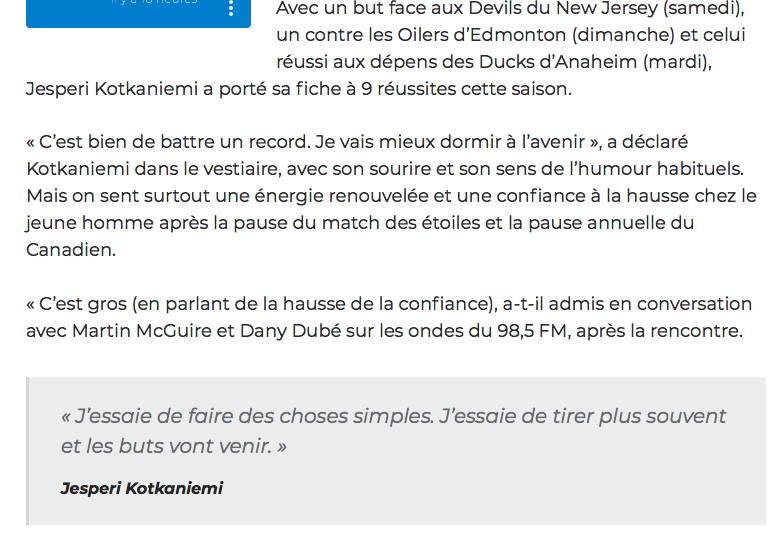 De quoi convaincre Marc Bergevin d'accepter son salaire dans une transaction pour Hampus Lindholm?