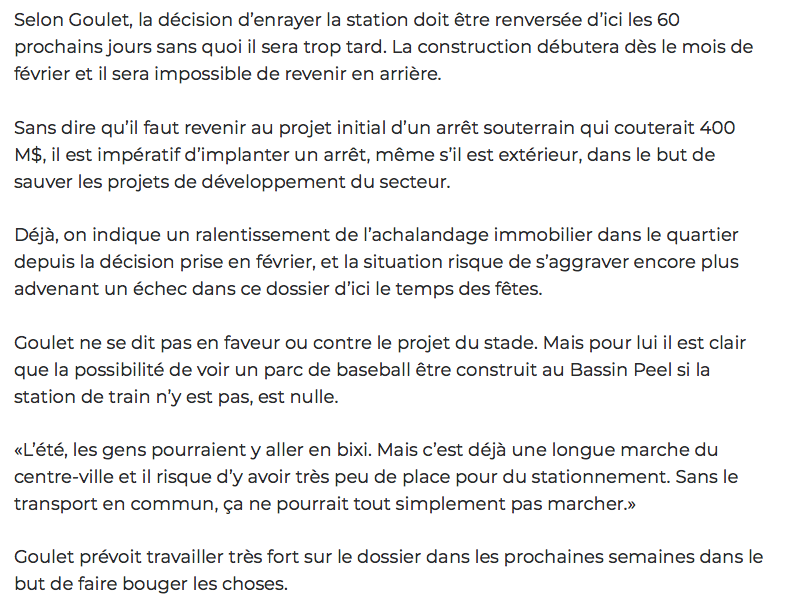 Déjà une CRISETTE pour les Expos..