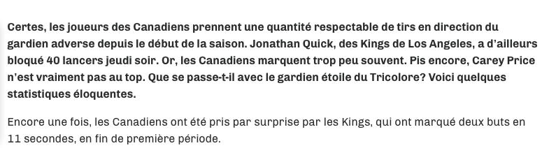 Depuis quand Gildor Roy est un CHRONIQUEUR SPORTIF...qui HUMILIE CAREY PRICE...