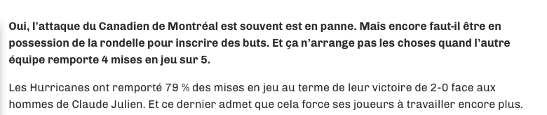 Depuis que Marc Bergevin est là...