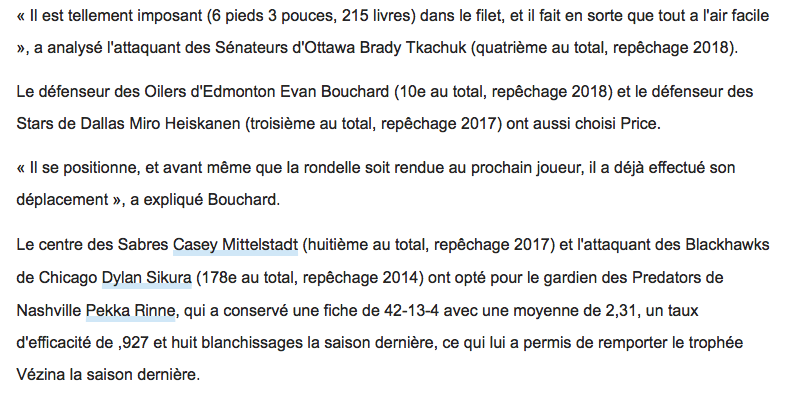 Des recrues, qui n'ont jamais affronté ces gardiens là...