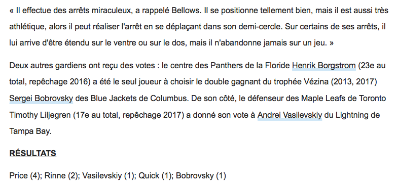 Des recrues, qui n'ont jamais affronté ces gardiens là...