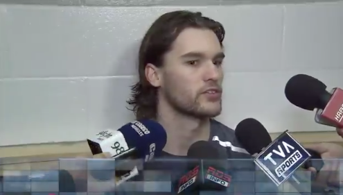 Donc Jonathan Drouin est content du match ?