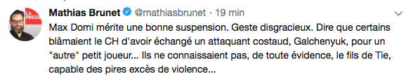 Donc le point fort de Galchenyuk, c'était qu'il était costaud ???