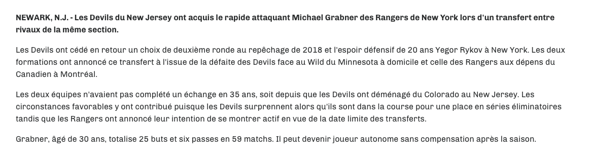 Donc...Le nouveau DG pourra envoyer Shea Weber à Toronto cet été.