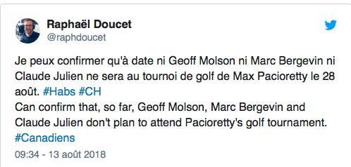 Dossier Pacioretty: la solution pour que personne n'a l'air CAVE...