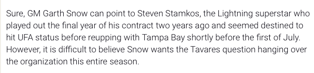 Duchene, Draisaitl, Butcher, Tavares...GO BERGEVIN GO!!!!