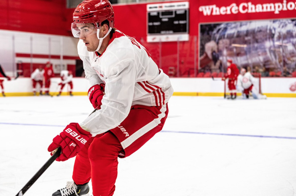 Dylan Larkin rêve déjà à Filip Zadina...