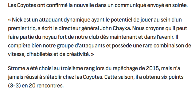 ÉCHANGE  MAJEUR!!!!!