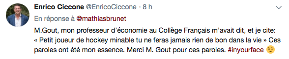 Enrico Ciccone est le pire profiteur...